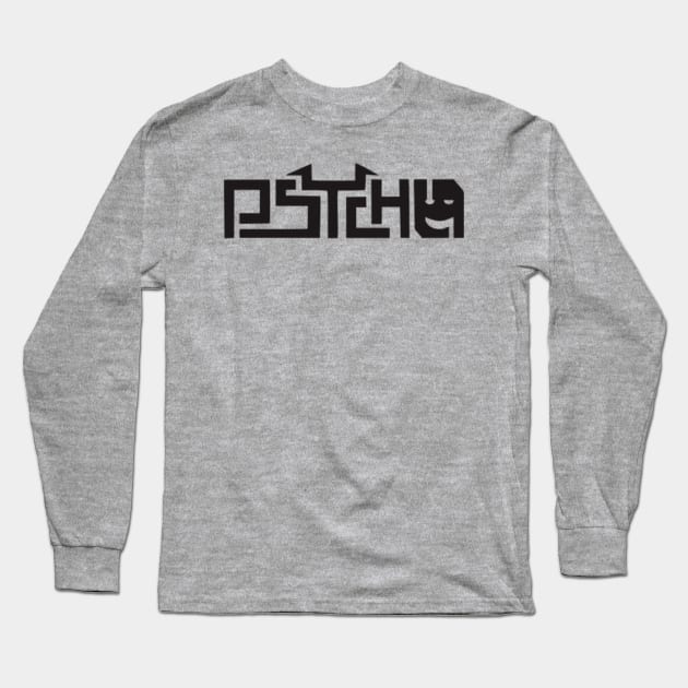 psycho design Long Sleeve T-Shirt by oqi